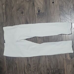 Women white high rise skinny pants size 10